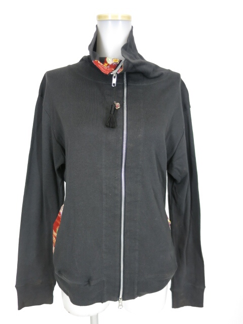 gouk 龍刺繍入りジップアップブルゾン