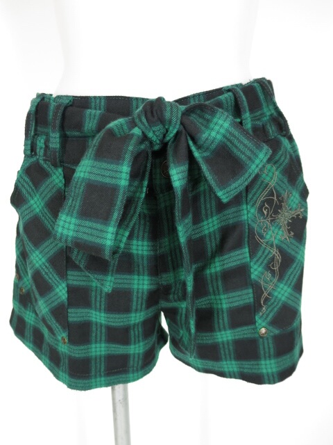 Ozz Croce チェック柄ショートパンツ