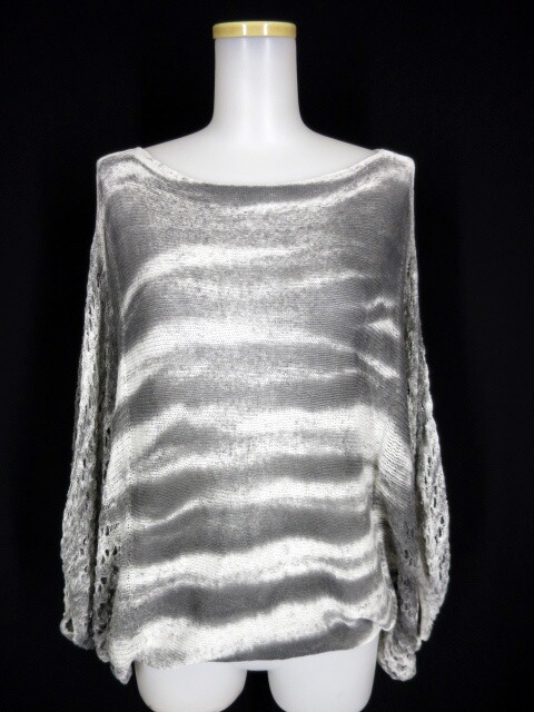 Rozen Kavalier ボーダー柄ドルマンニットセーター