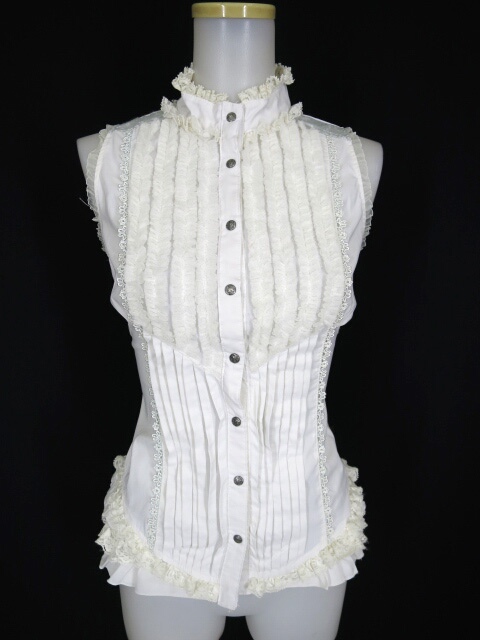 OZZ ONESTE アーム付きノースリーブブラウス