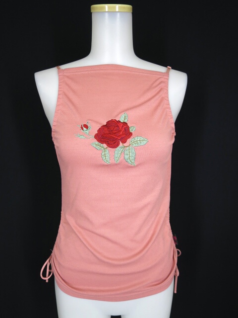 Ozz On ローズ刺繍入りキャミソール