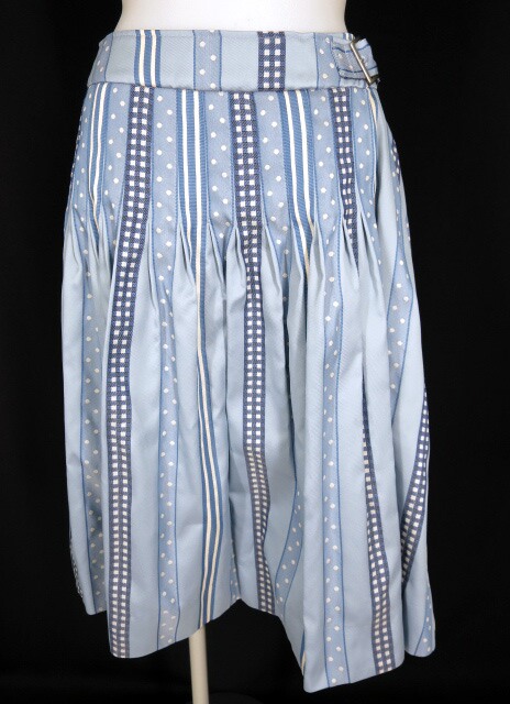 Jane Marple Ribbon jacquard stripeの2Faceスカート