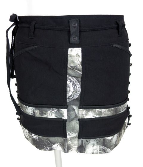 Ozz On hikozoh 星座柄切替巻きスカート