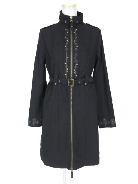 Rozen Kavalier ベルト付きジップアップコート