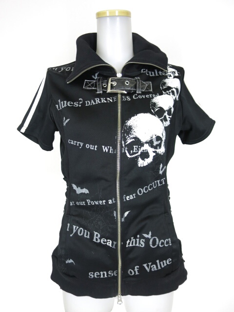 h.ANARCHY 半袖ジャージブルゾン