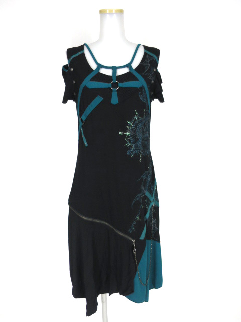 Ozz Croce 肩出し半袖ワンピース