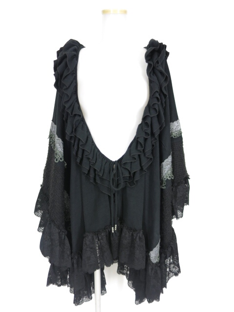 Rozen Kavalier レース付きニットケープ