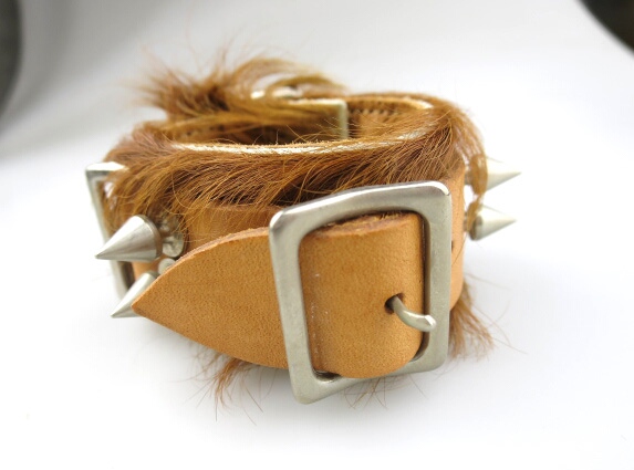 MILK BOY ハラコファーブレスレット