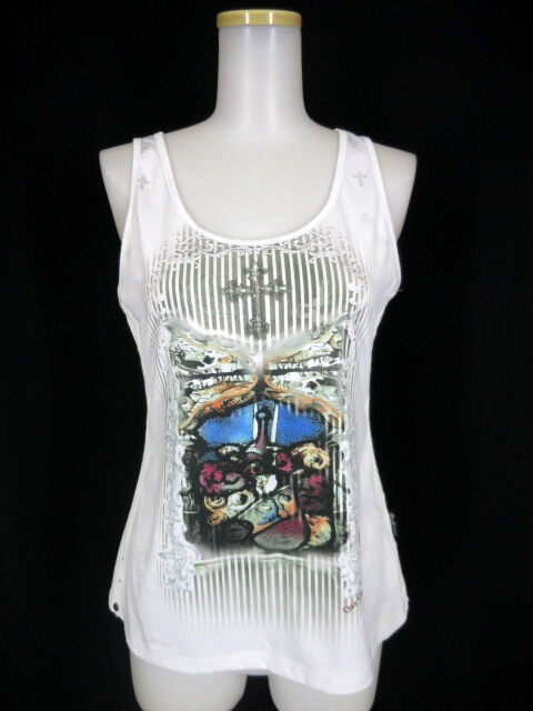 Ozz Croce ステンドプリントタンクトップ