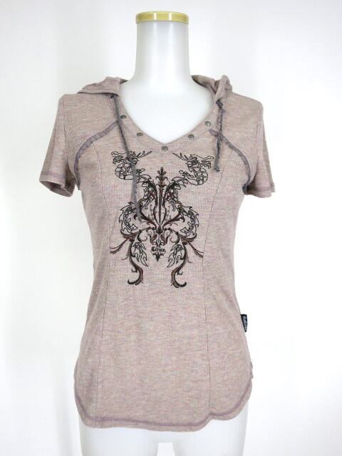 Ozz Croce フード付き半袖カットソー