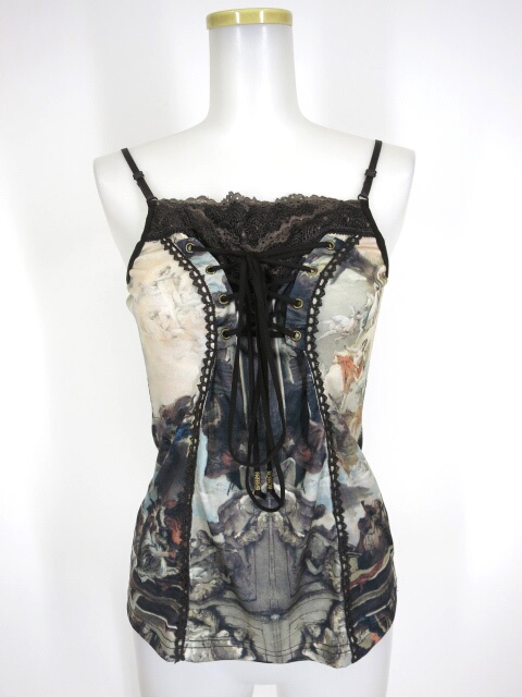 OZZ ANGELO 絵画柄キャミソール