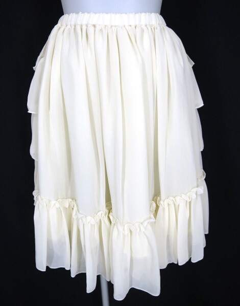 Victorian maiden フリルシフォンアンダースカート