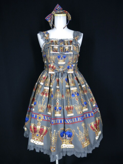 Angelic Pretty British Crown SpecialジャンパースカートSet（JSK+KC 