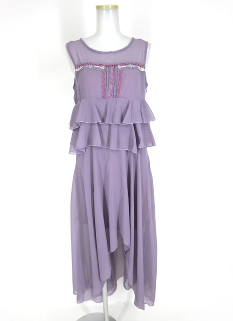 Rozen Kavalier シフォンノースリーブワンピース