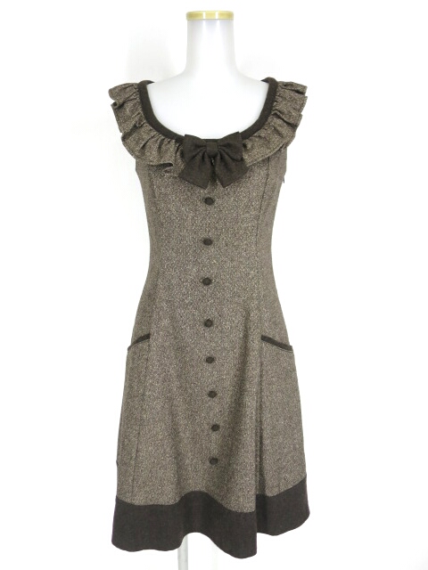 mur melche ツイードジャンパースカート