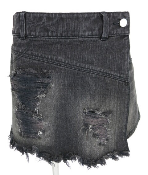 ALGONQUINS ダメージデニムショートパンツ