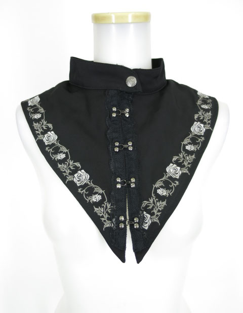 OZZ ONESTE ローズ刺繍付け衿