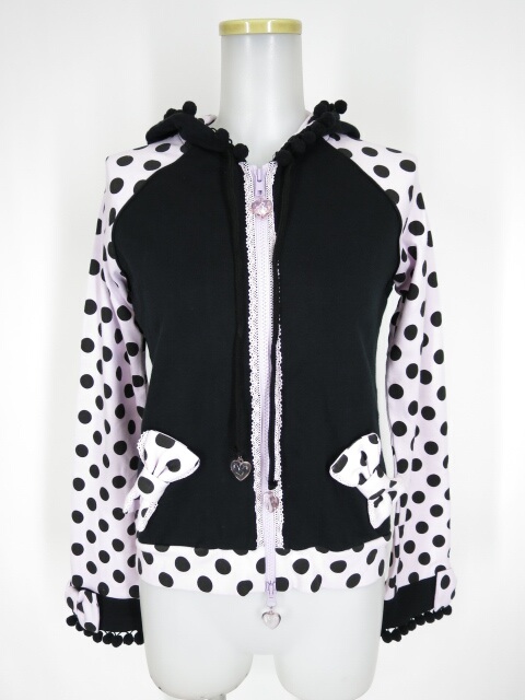 Angelic Pretty ドット配色ラグランパーカ