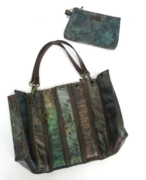 Jean Paul GAULTIER Vサイバージップバッグ