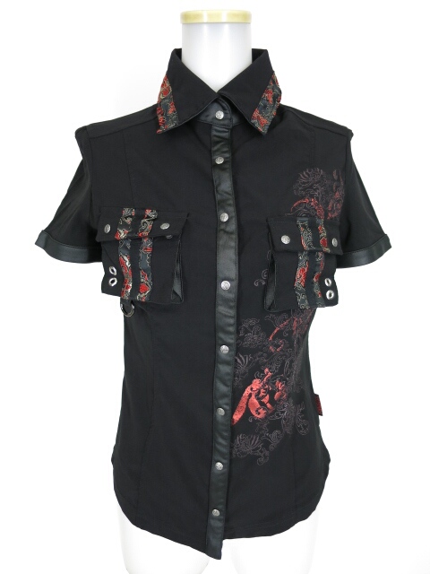 OZZ ONESTE チャイナ半袖シャツ