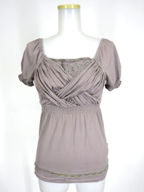 OZZ ANGELO ウエストシャーリング半袖カットソー