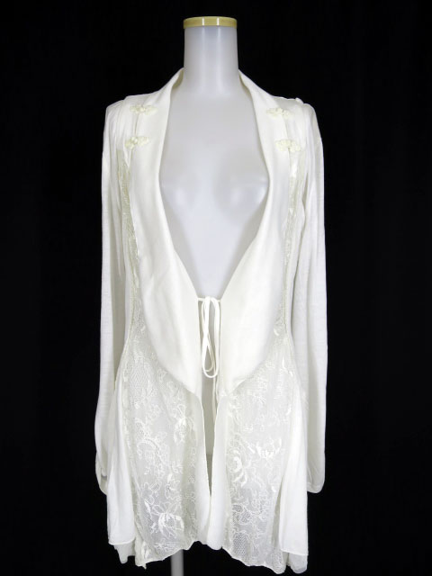 OZZ ONESTE レース切替2wayカーディガン