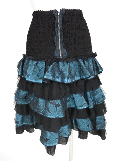 Ozz Croce ジャガードフリル2wayスカート