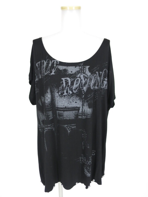 SEX POT スタッズ付き半袖ビッグカットソー