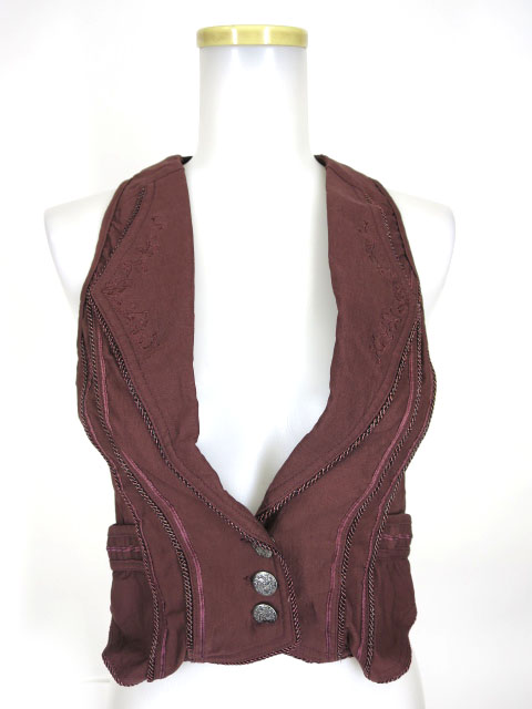 OZZ ONESTE 刺繍入りベスト