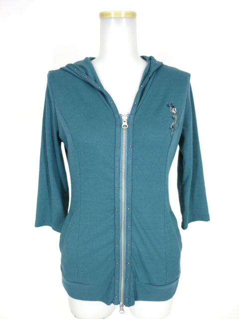 Ozz Croce 龍刺繍七分袖パーカー