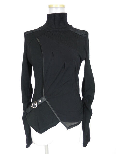 Ozz Croce 龍刺繍入りハイネックニットプルオーバー