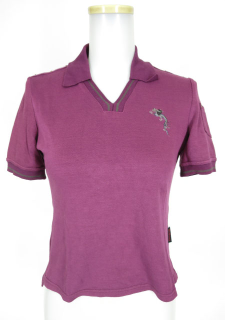 Ozz Croce 龍刺繍入りポロシャツ