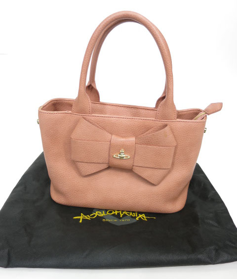Vivienne Westwood ANGLOMANIA BOW ハンドバッグ