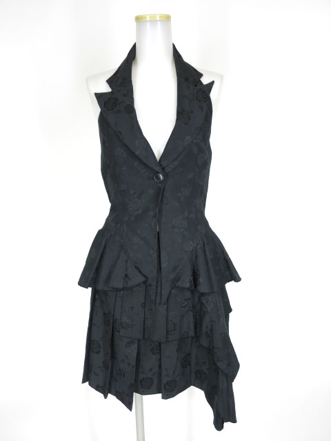 PEACE NOW ジャガードホルターネックベスト＆スカート セット