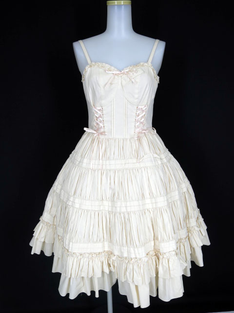 Victorian maiden コットンギャザーアンダードレス