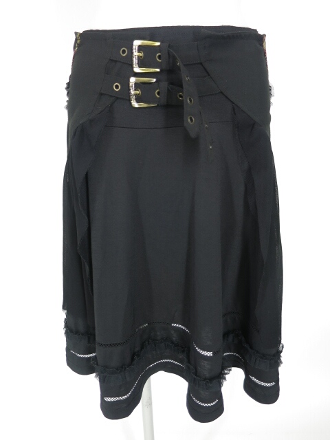 OZZ ONESTE メッシュチュールオーバー付きスカート