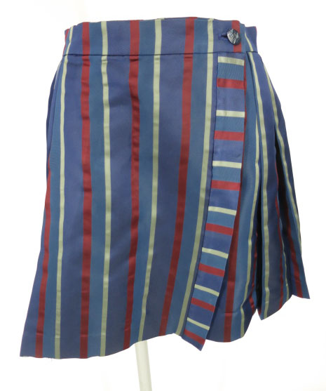 Jane Marple レジメンタルストライプ巻きスカート
