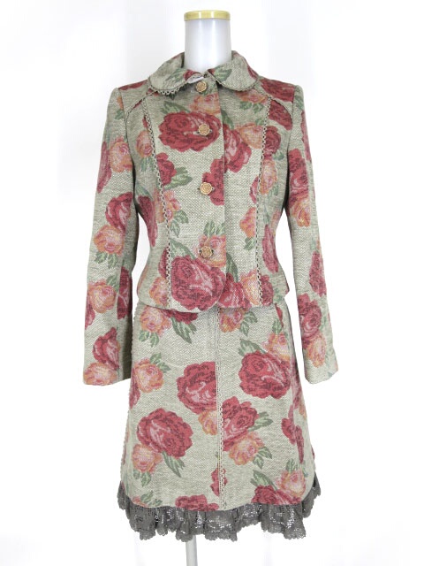 Jane Marple ゴブランジャケット＆スカートセットアップ