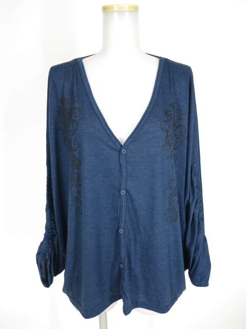 ALGONQUINS シャーリングドルマンスリーブカーディガン