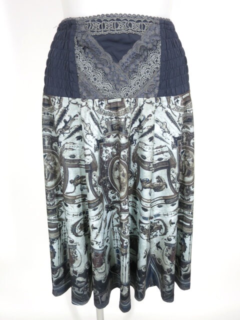 OZZ ANGELO レリーフ柄2wayスカート