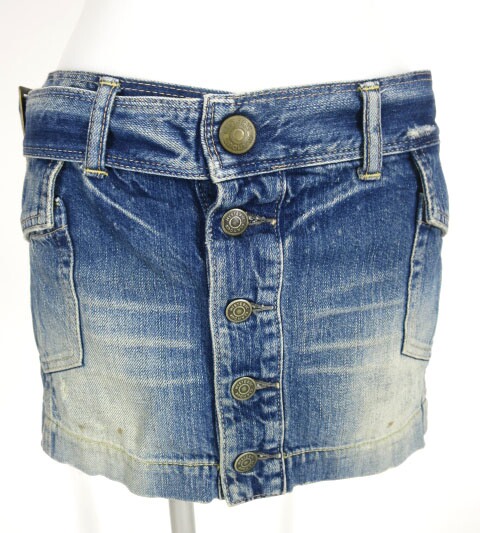 Hysteric Glamour USED加工デニムミニスカート
