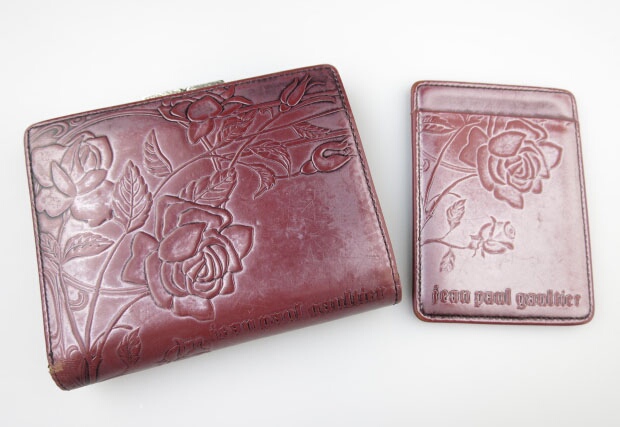 Jean Paul GAULTIER ニューローズがま口折り財布 パースケース セット