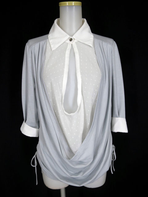 Rozen Kavalier プルオーバードレープブラウス