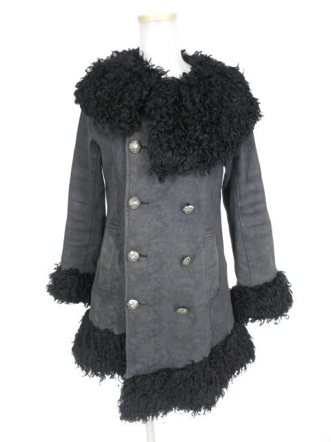 ALGONQUINS プードルファーアシンメトリーコート