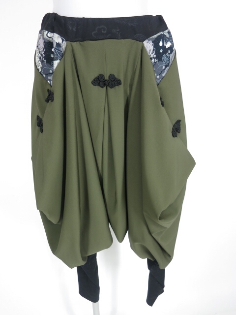 Qutie Frash チャイナボタンサルエルパンツ