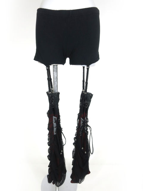 Qutie Frash メッシュレッグ付きショートパンツ