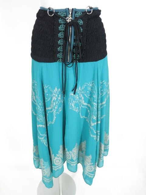 OZZ ONESTE シフォン2wayスカート