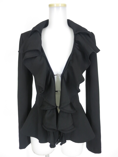 Ozz Croce フックボタンフリルジャケット