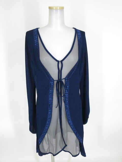 OZZ ONESTE レイヤードロングカーディガン