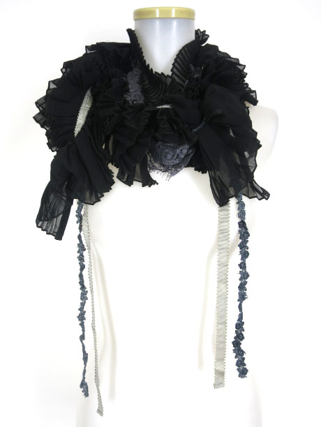 OZZ ANGELO プリーツシフォンストール